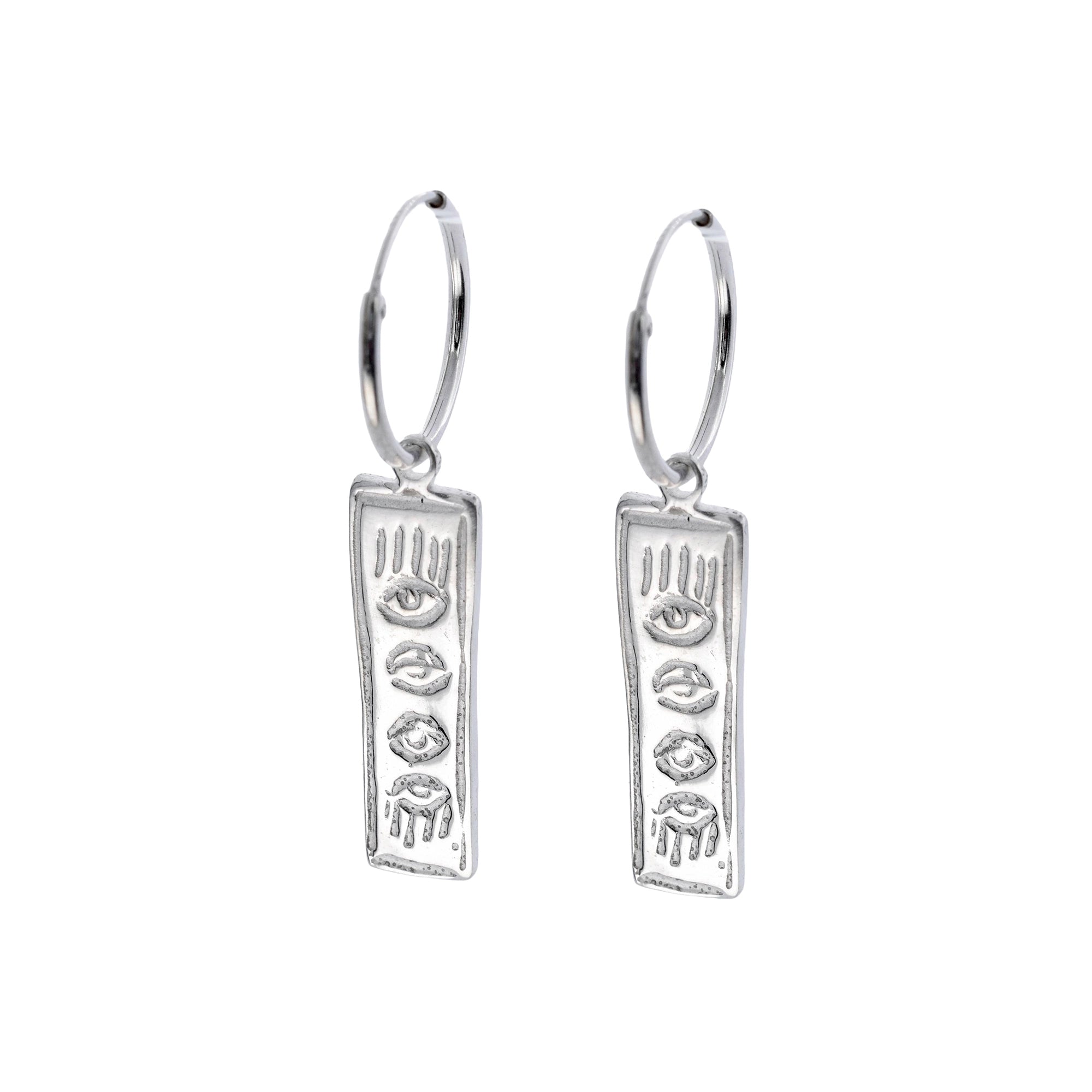 Evil eyes earrings