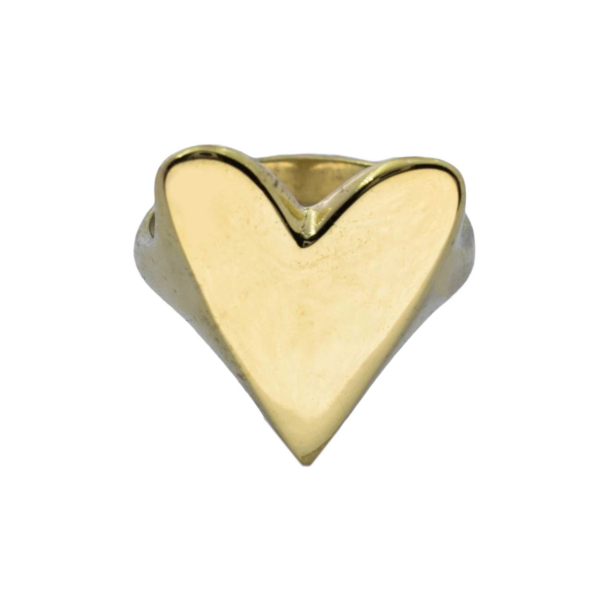 Heart signet ring