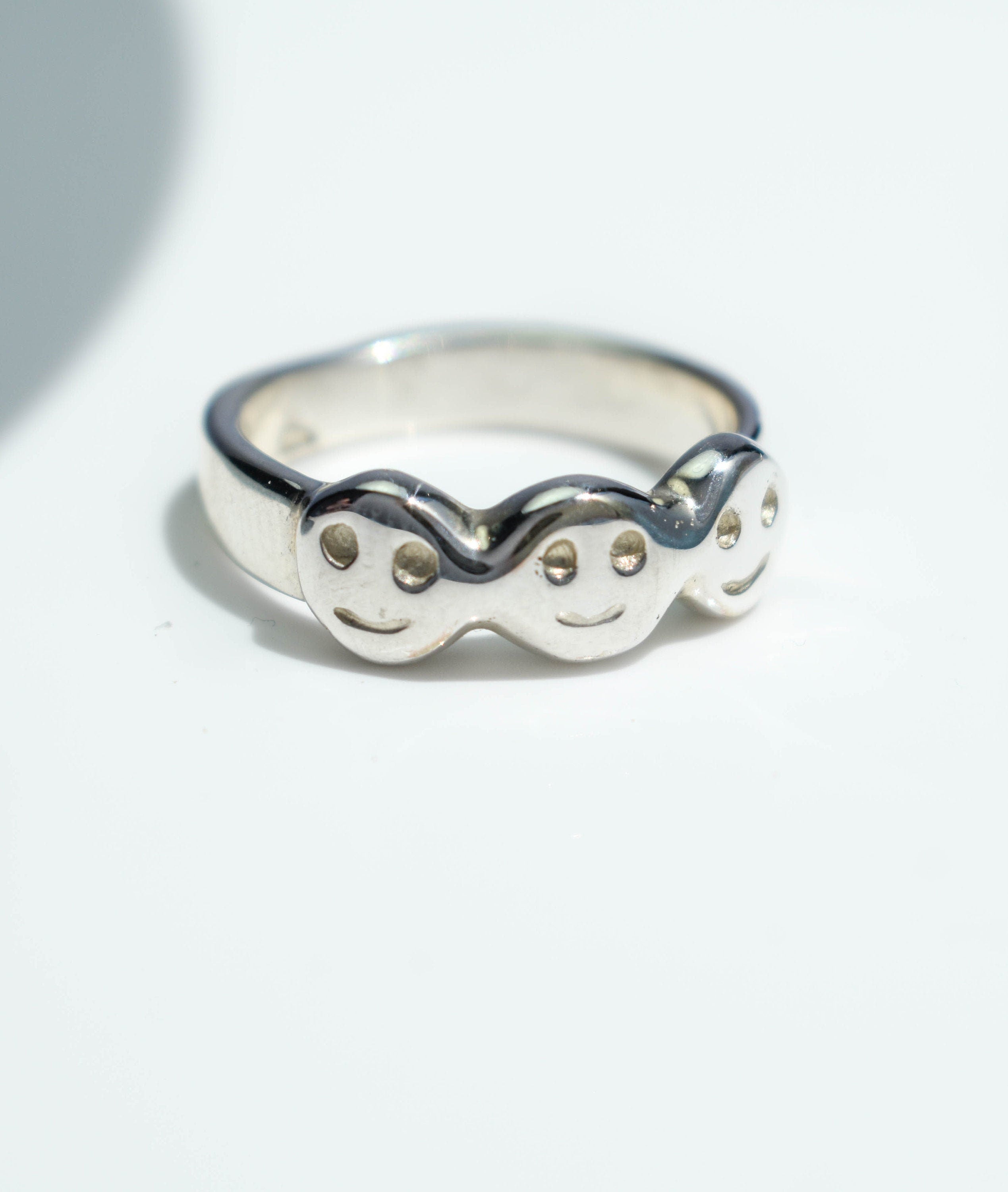 Smile face ring