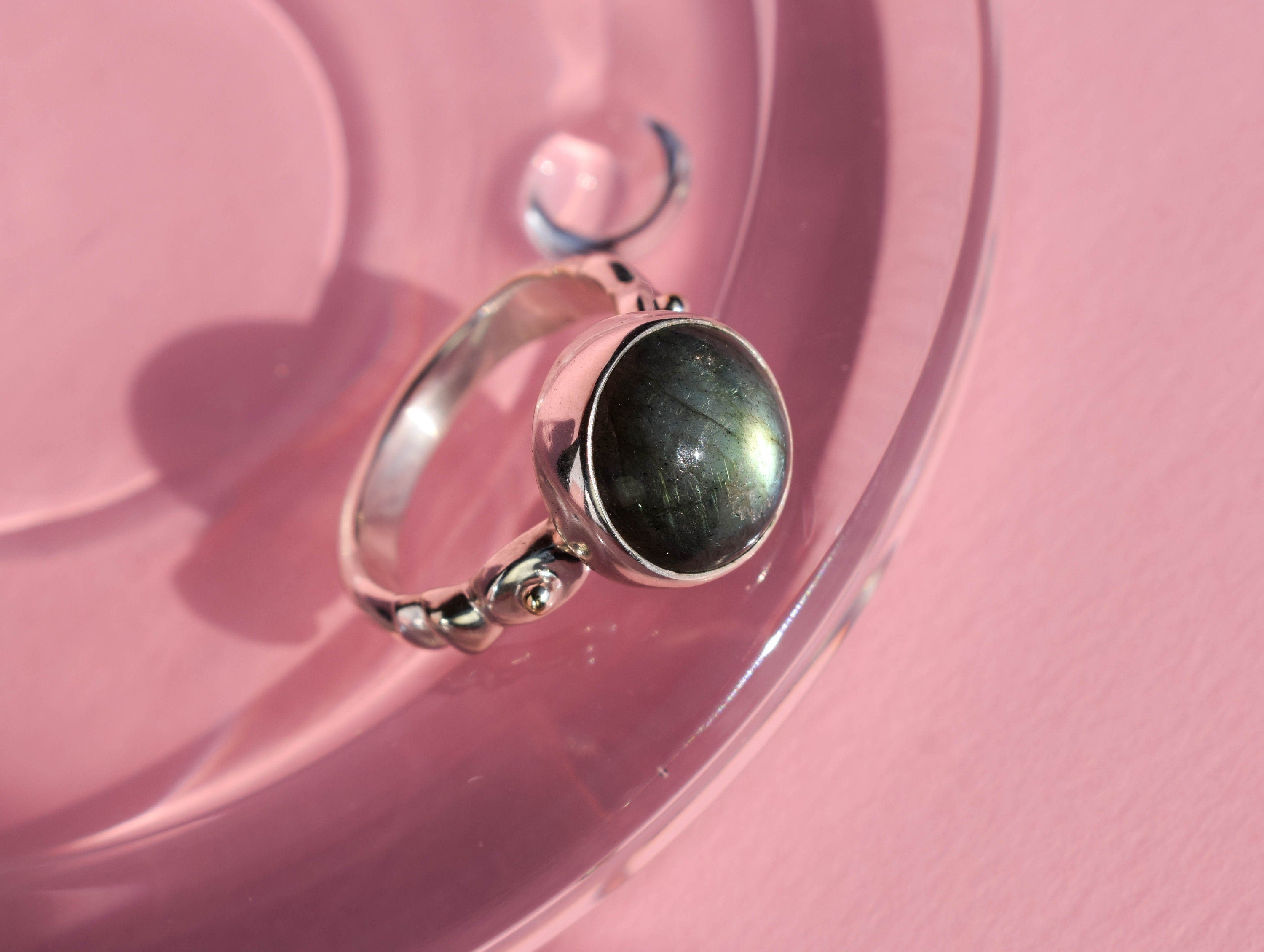 Labradorite ring