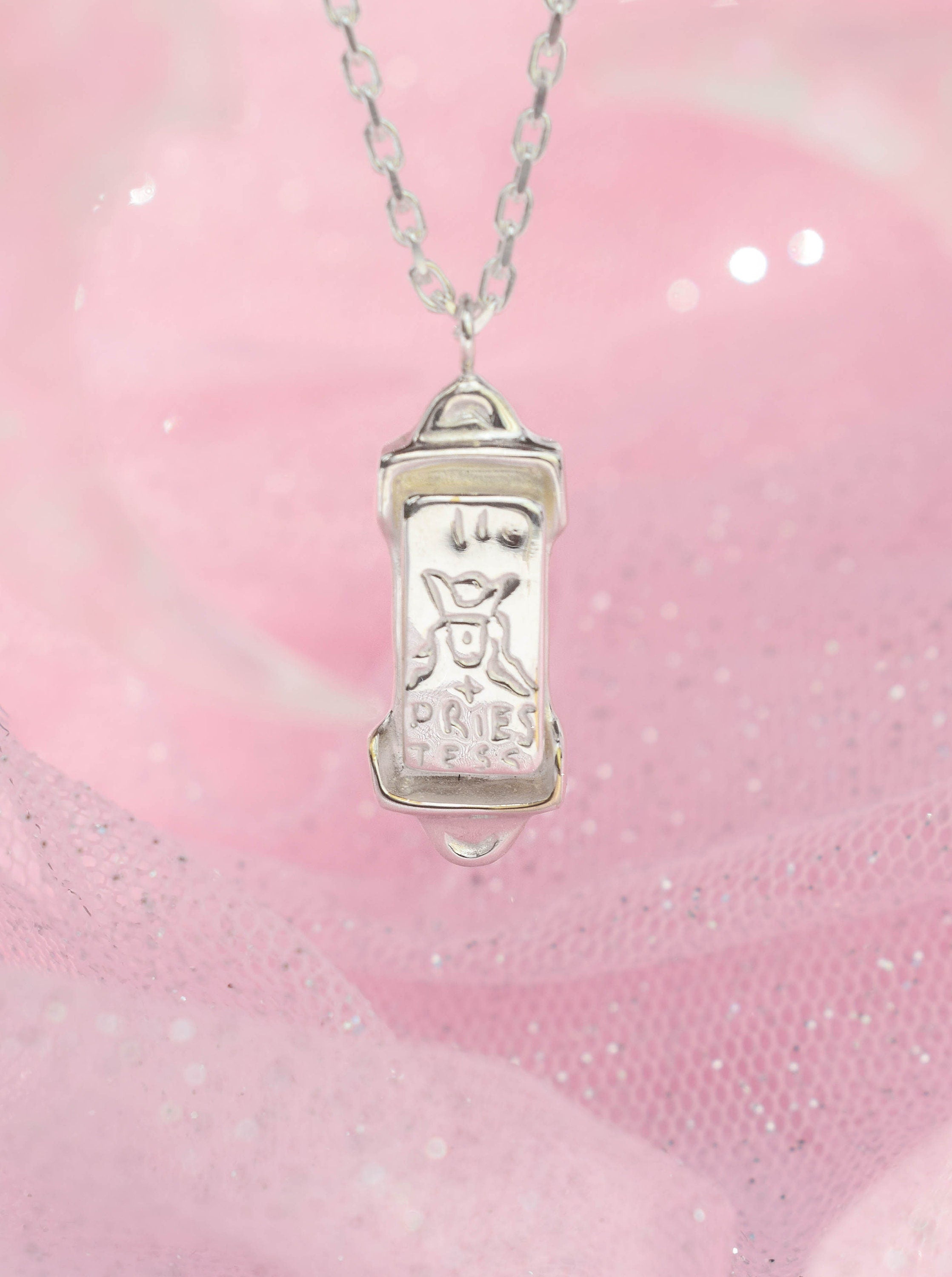 Tarot card The High Priestess necklace