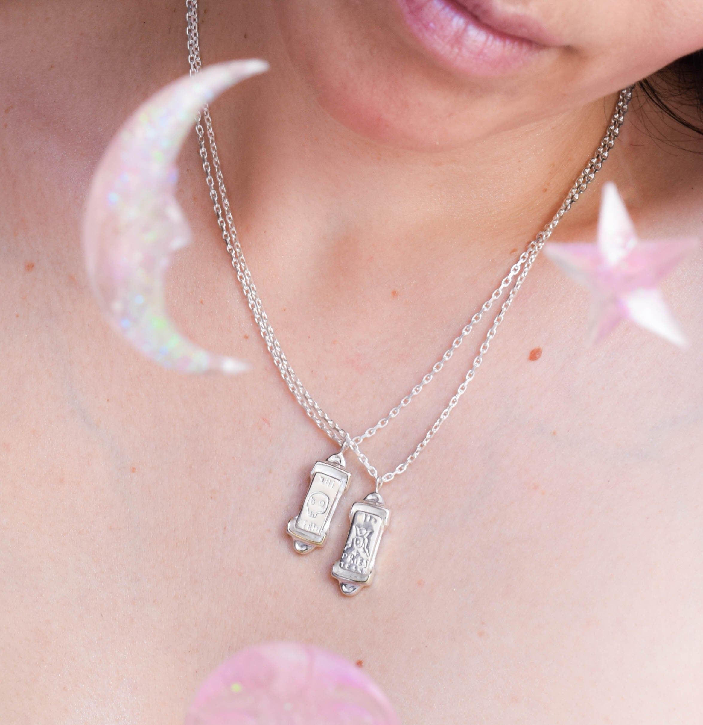 Tarot card The High Priestess necklace