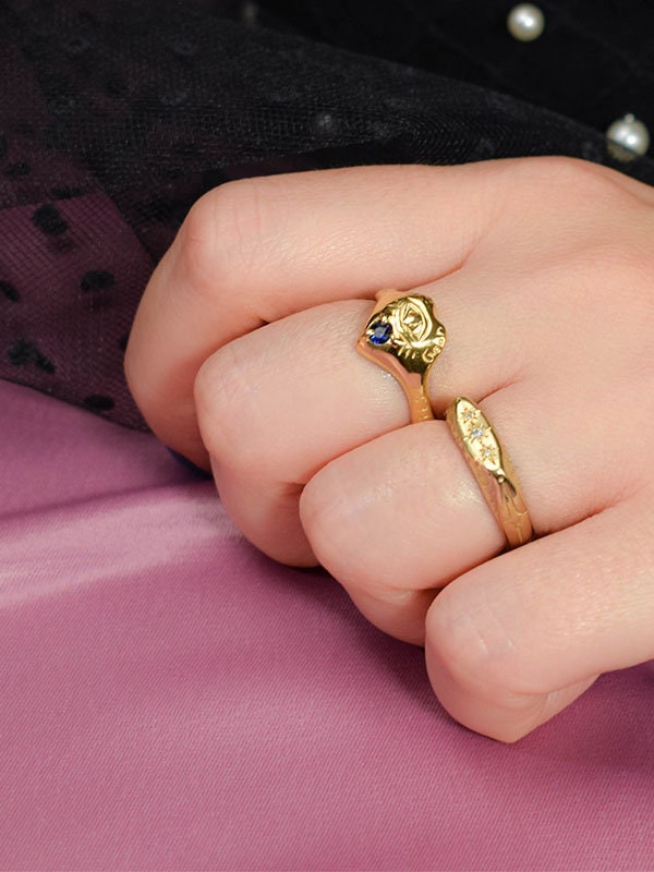 Sapphire witch ring