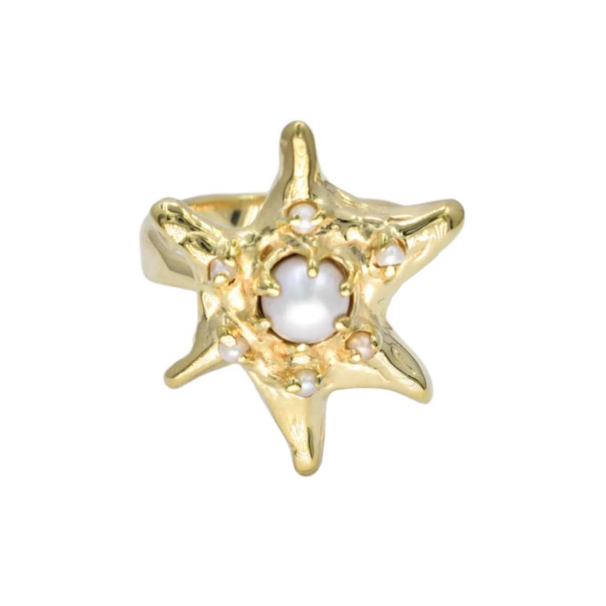 Organic pearl ring