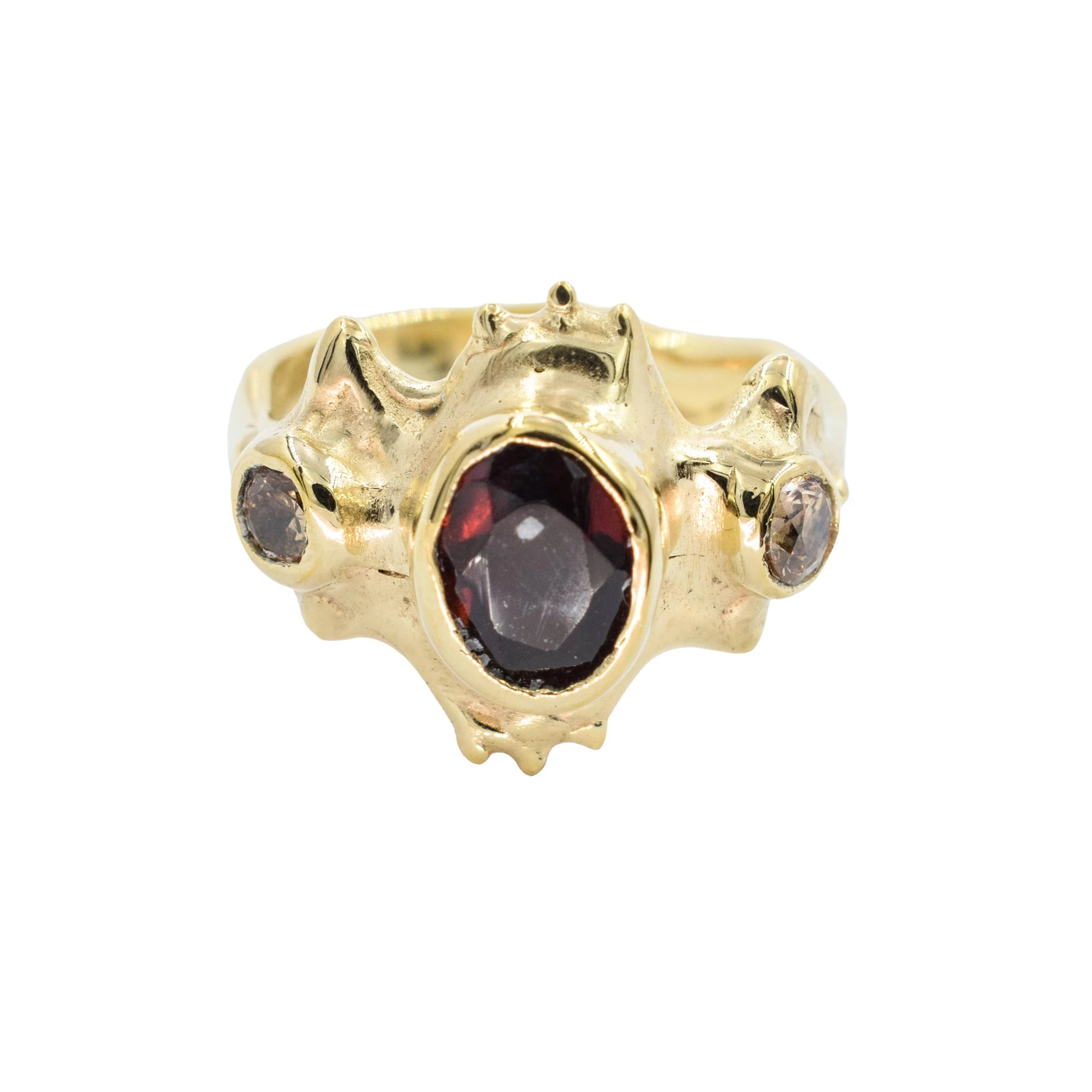 925 silver pearl ring with blue topaz